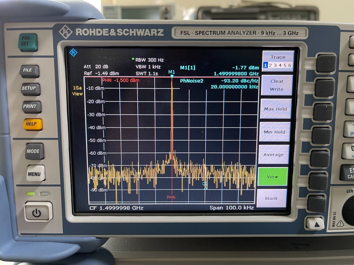Rohde &amp; Schwarz FSL3 Spectrum Analyzer 9 kHz - 3 GHz _ 0773