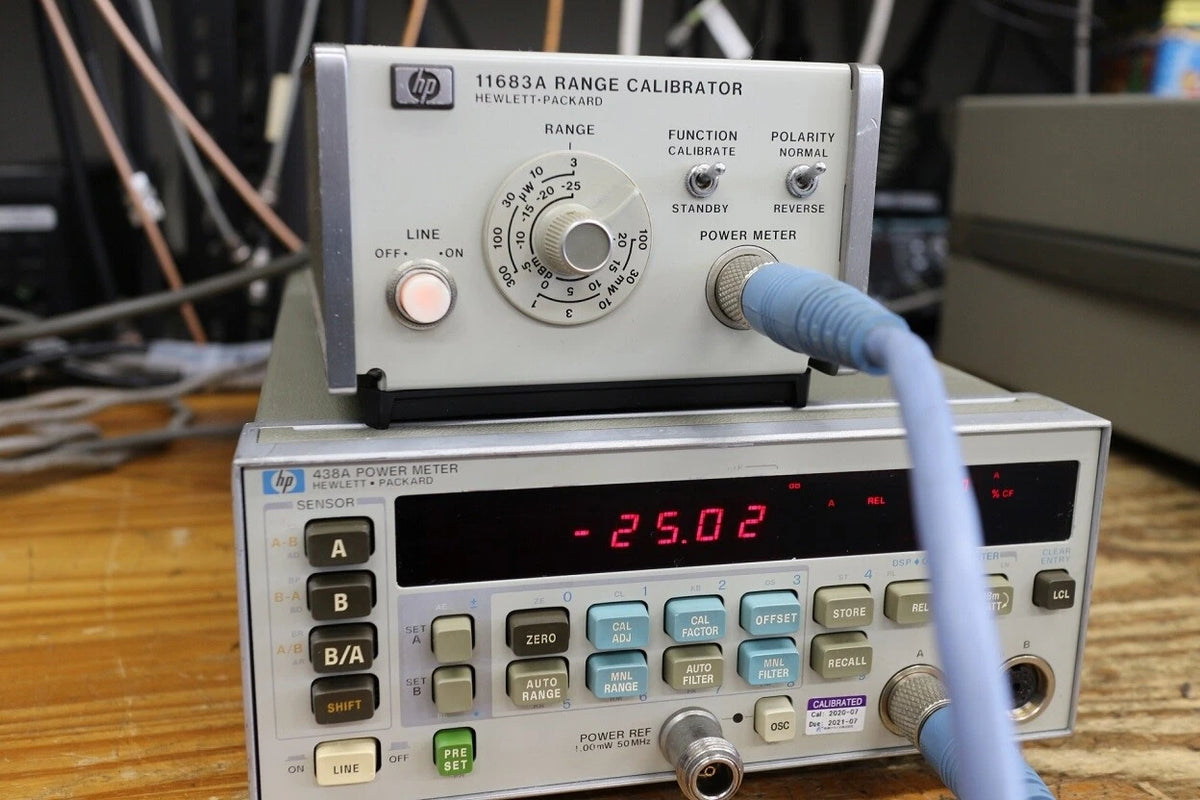 HP 438A 2ch Power Meter