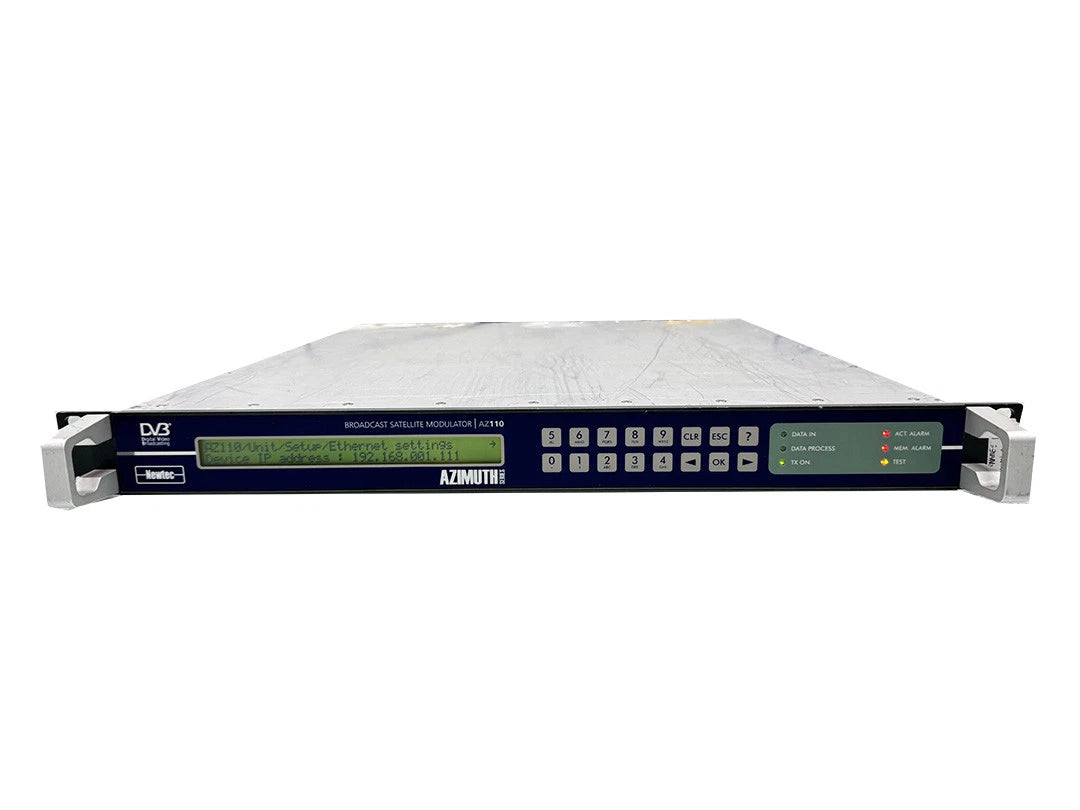 NEWTEC AZ110 DVB-S2 L-Band Broadcast Satellite Modulator NTC/2280.NA.CBAAAA