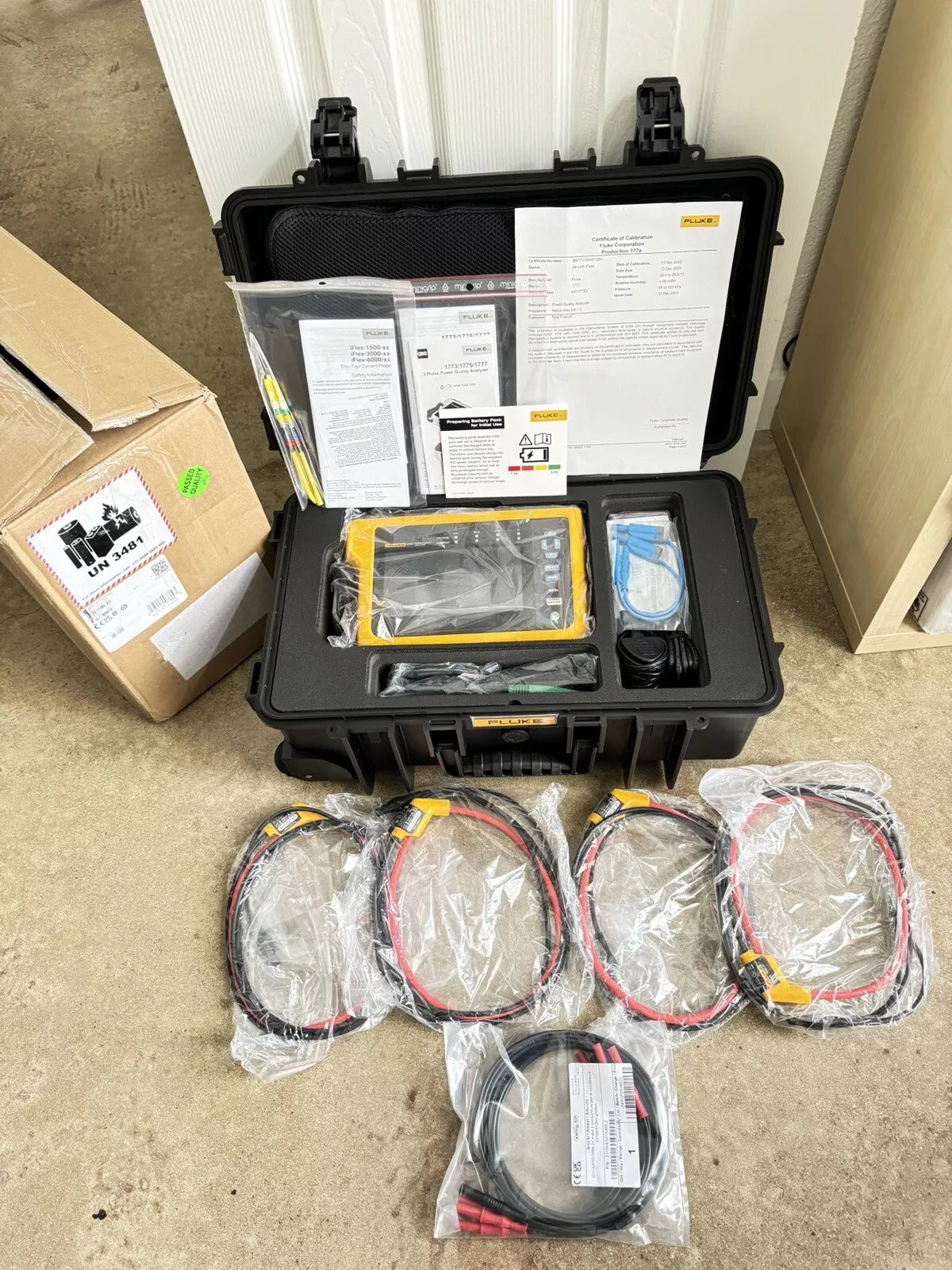 Fluke 1777 Three-Phase Power Quality Analyzer Calibrated 2025 / Factory Sealed