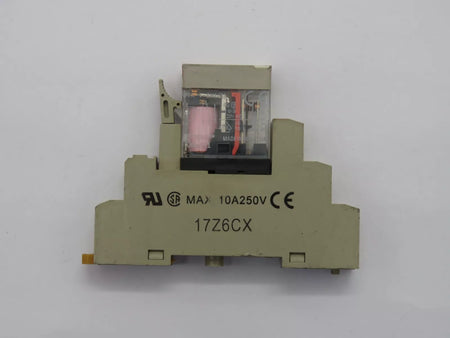 Omron Relay with Socket 17Z6CX 10 A 250V