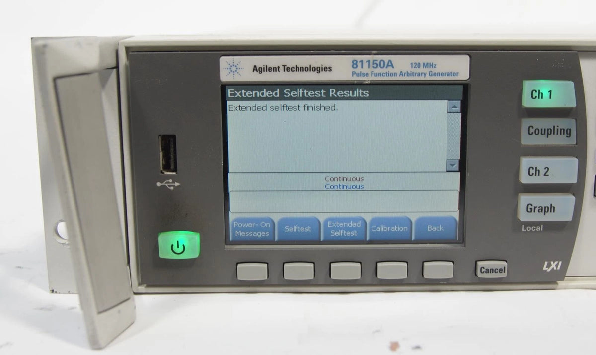 Agilent 81150A 120MHz Pulse Function Arbitrary Noise Generator CALIBRATED