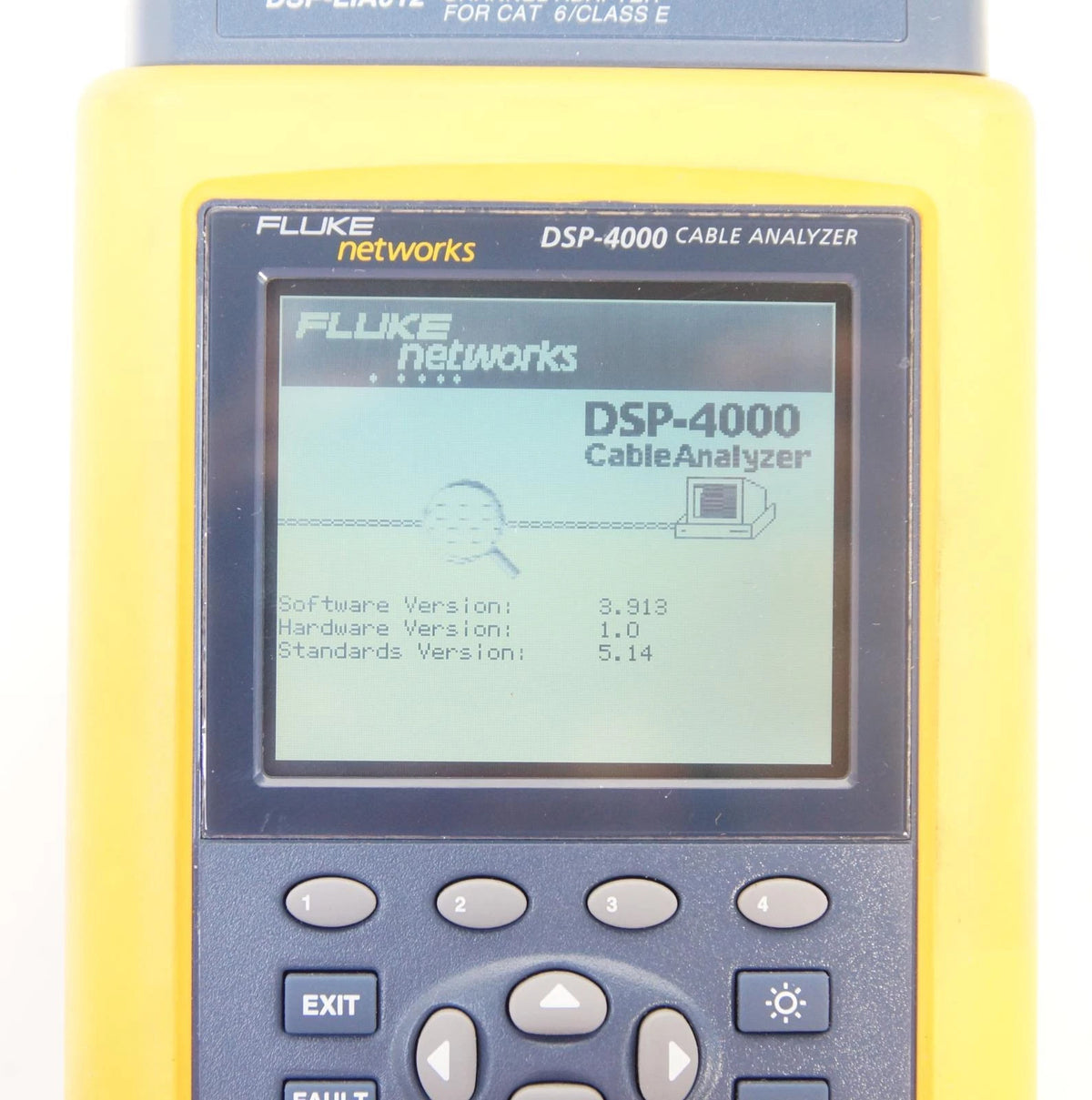 Fluke DSP-4000 Cable Tester with DSP-4000SR Smart Remote & Adapters