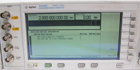 Agilent E4438C 2GHz ESG Vector Signal Generator OPT 1E5 502