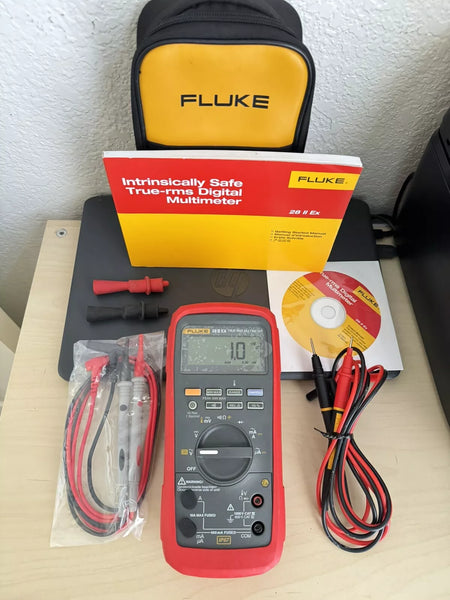 Fluke 28 II Ex True RMS Multimeter with Leads & Bag - Tested