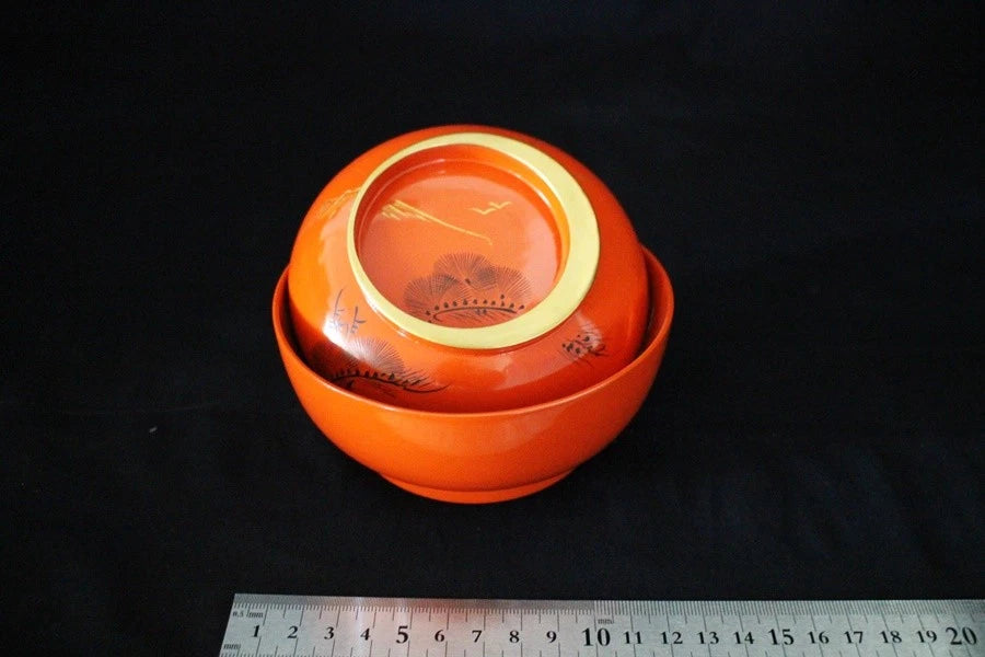 Owan Wajima lacquer crescent