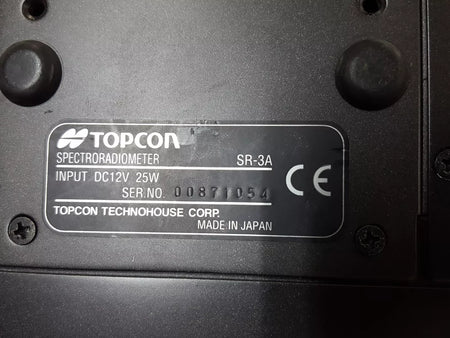 TOPCON SR-3A Spectroradiometer Untested (1054)