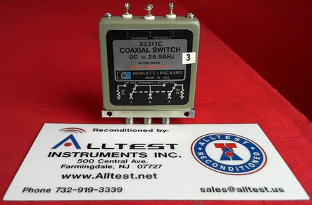 HP Agilent Keysight 33311C Coaxial Switch SPDT 24VDC 8762C