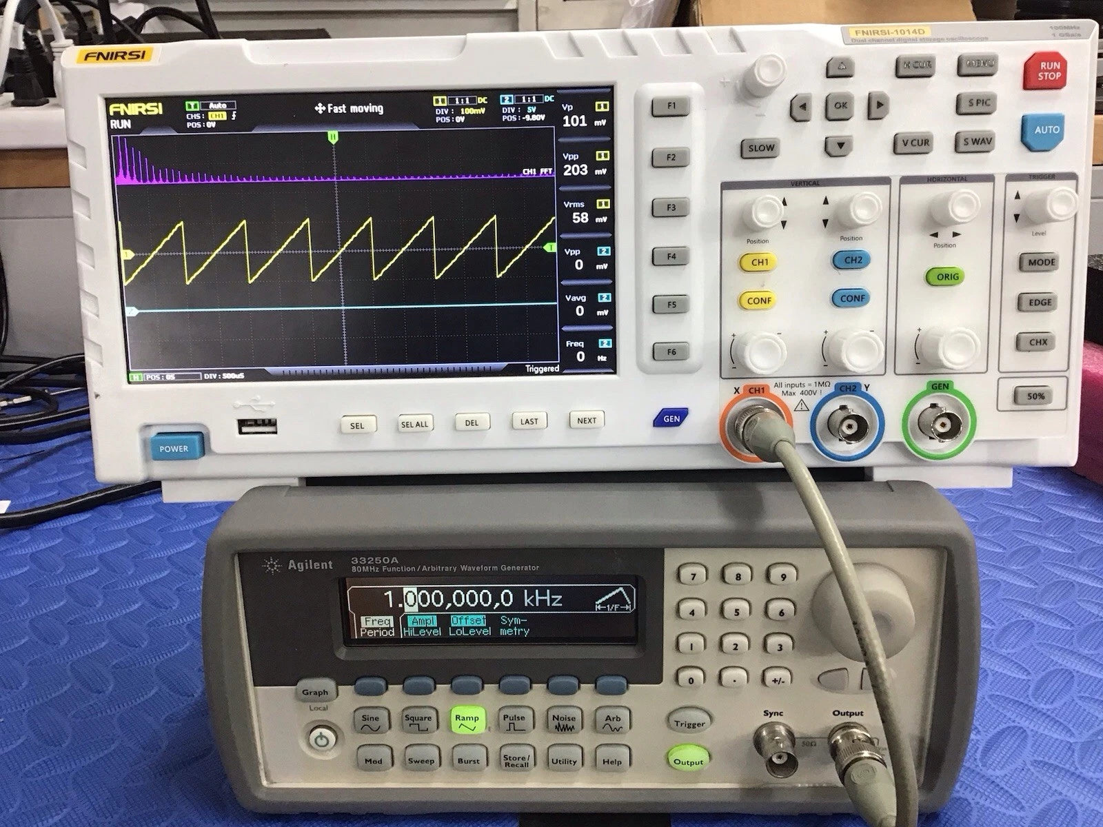 🔥Agilent 33250A 80 MHz Function/Arbit rary Waveform Generator w/Opt1 ~ CAL'D!