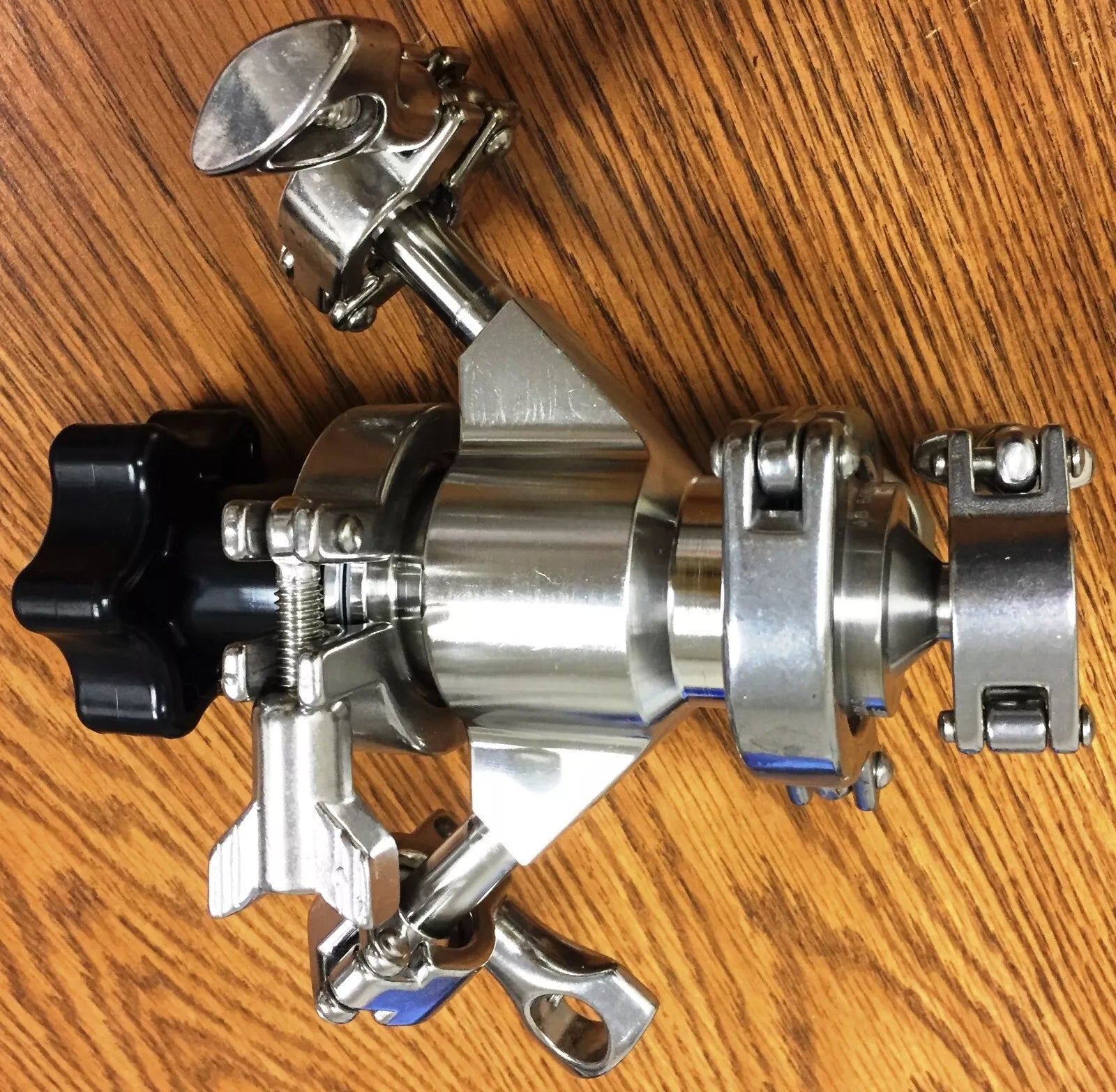 Asepco 1/2/DN15-S31603 Radial-Diaphragm Bottom Tank Valve