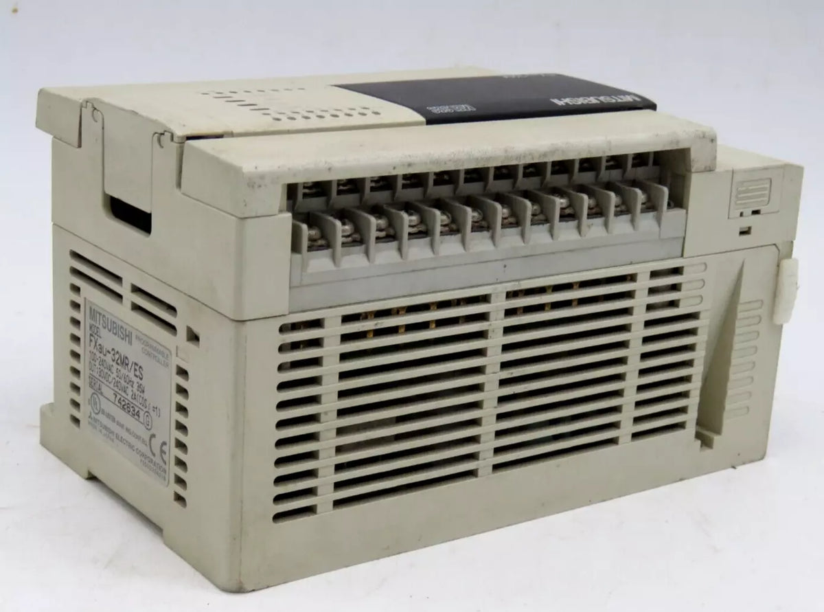 Mitsubishi FX3U-32M/ES Program Controller 100-240VAC 50/60Hz 35W
