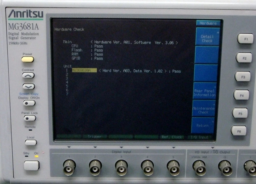 ANRITSU MG3681A/02,11  250KHz-3GHz Digital Generator