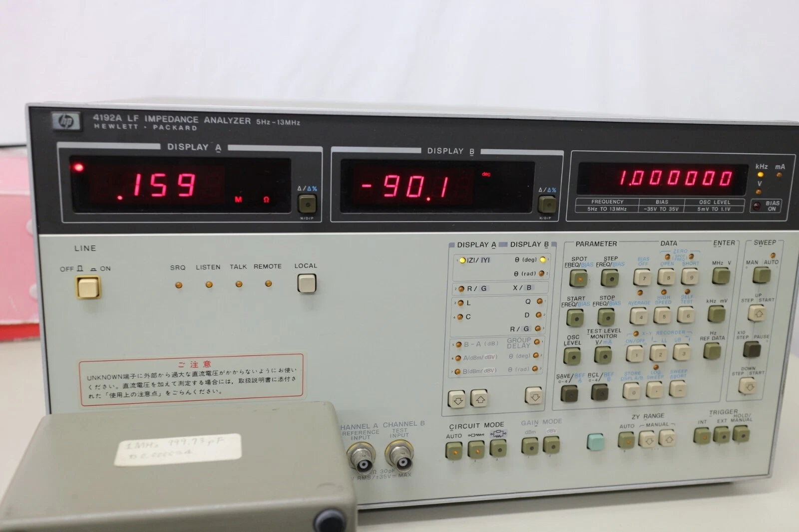 HP 4192A 13MHz LF Impedance Analyzer