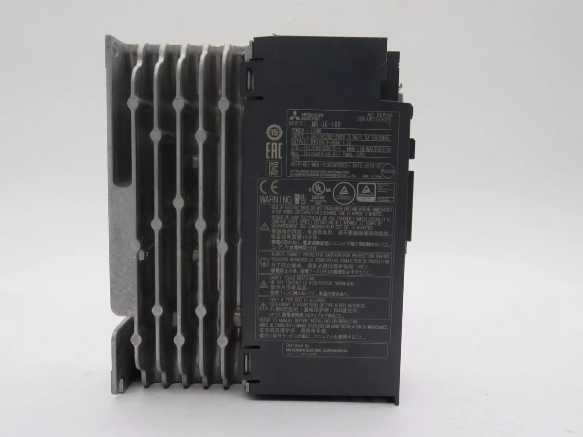 MITSUBISHI MR-JE-10B Digital AC-Servo Amplifier 1/3 Phase Supply 200-240 VAC