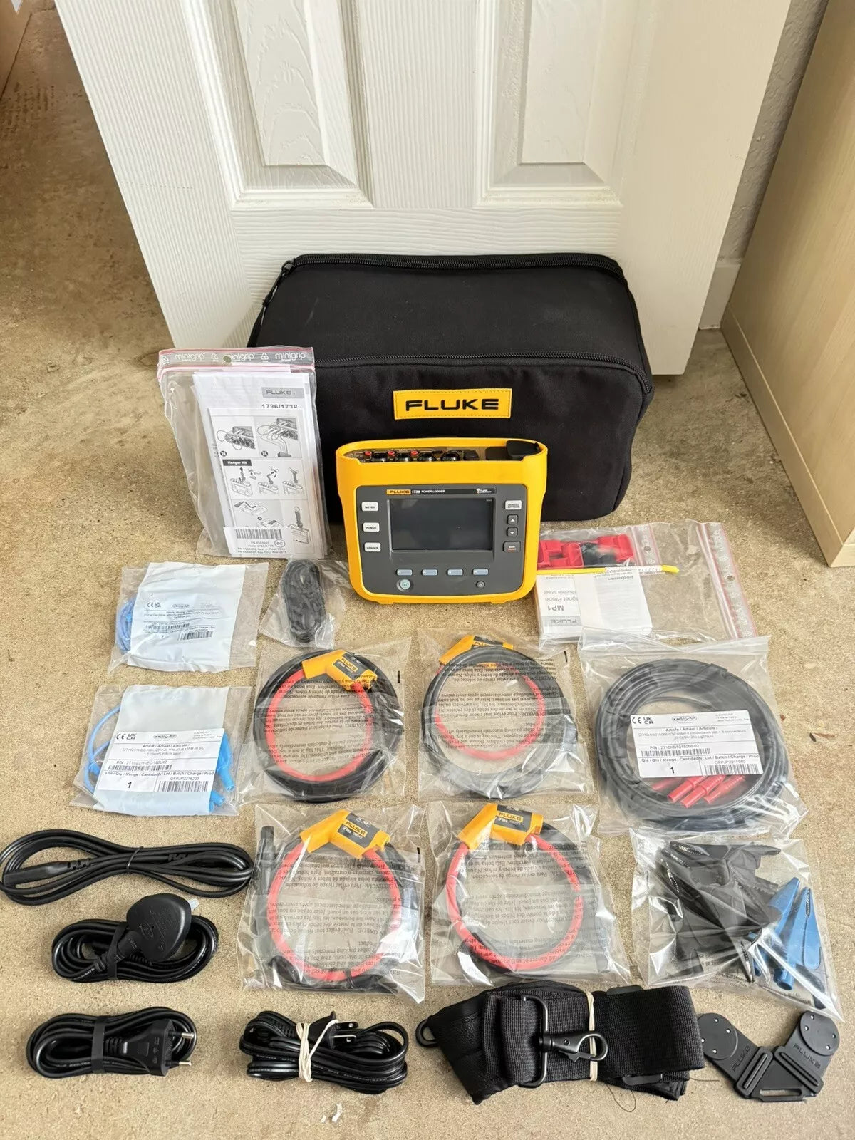 Fluke 1738/EUS/WWG Power Logger Kit 3 Phase with Bag