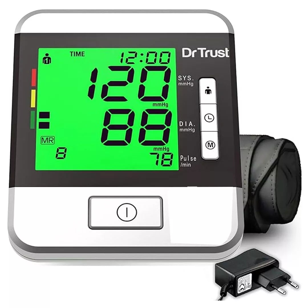 Dr Trust USA Goldline Talking BP Monitor 103 with Digital 3-Color Backlight