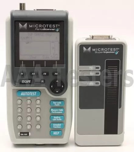Fluke Microtest PentaScanner Plus w/ Super Injector Plus Cat5 - XG eqpt