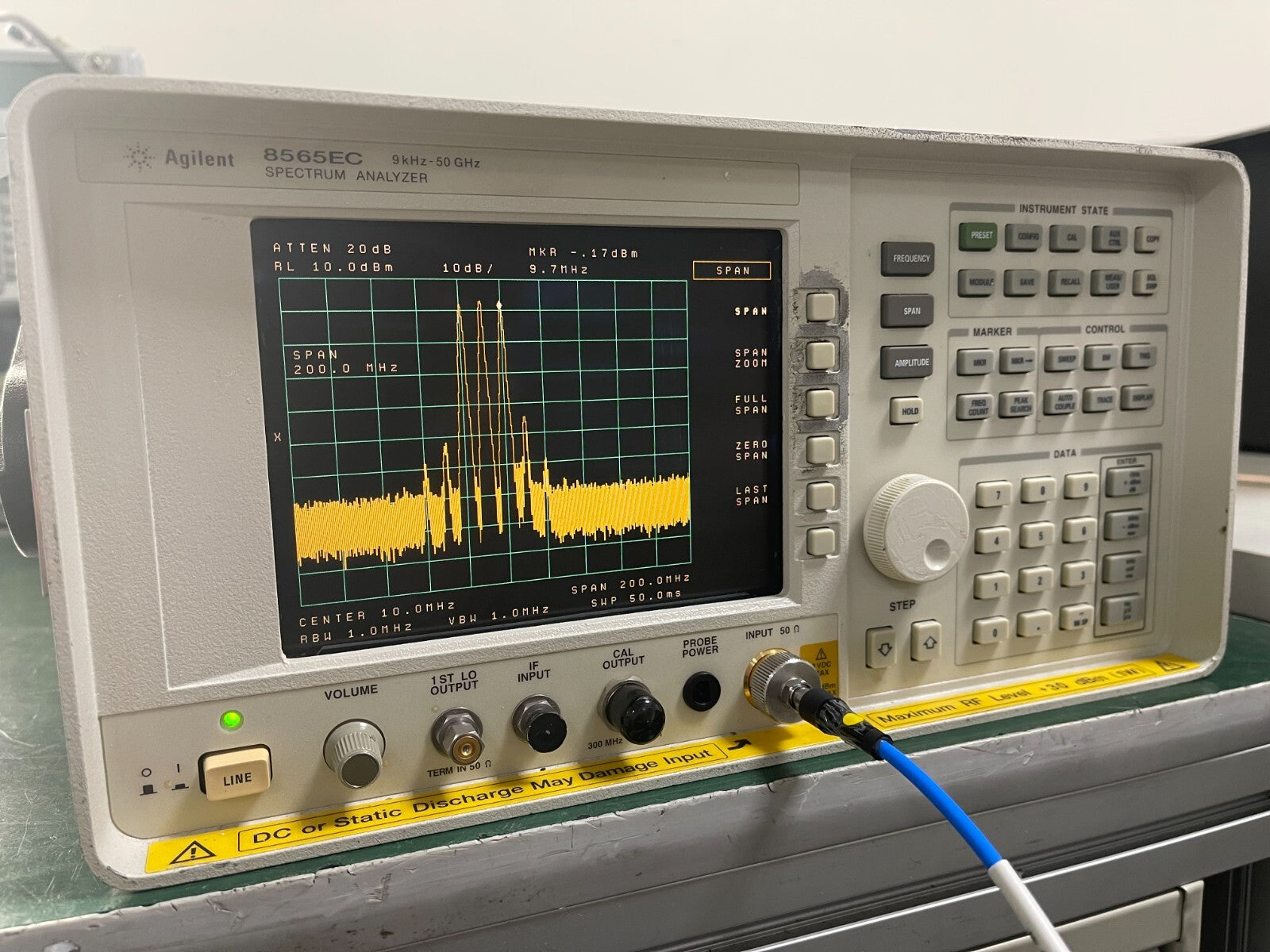 Agilent 8565EC 9KHz - 50GHz Spectrum Analyzer w/ 85620A module, 007_0447