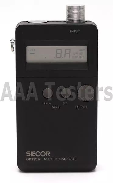 Siecor Corning OM-100F SM MM Fiber Optic Power Meter OM 100F OM-100