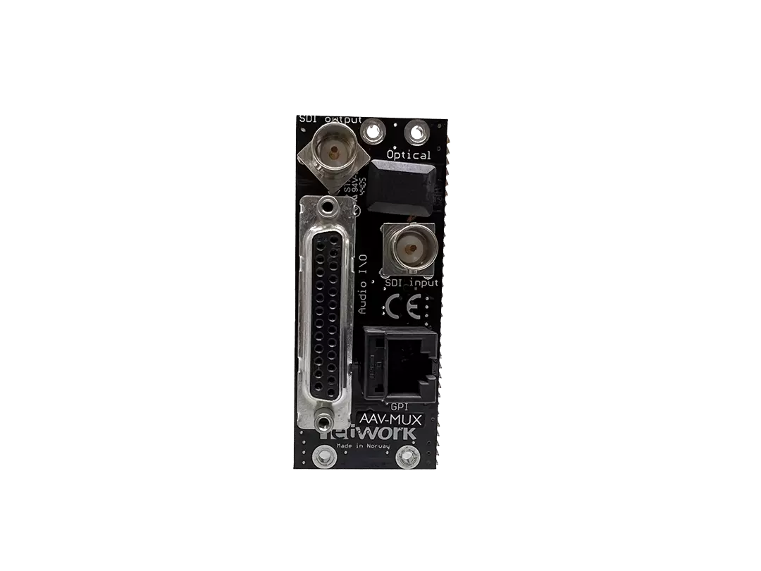 Nevion AAV-MUX 2 Ch Stereo Analogue Audio Embedder without Optical Output