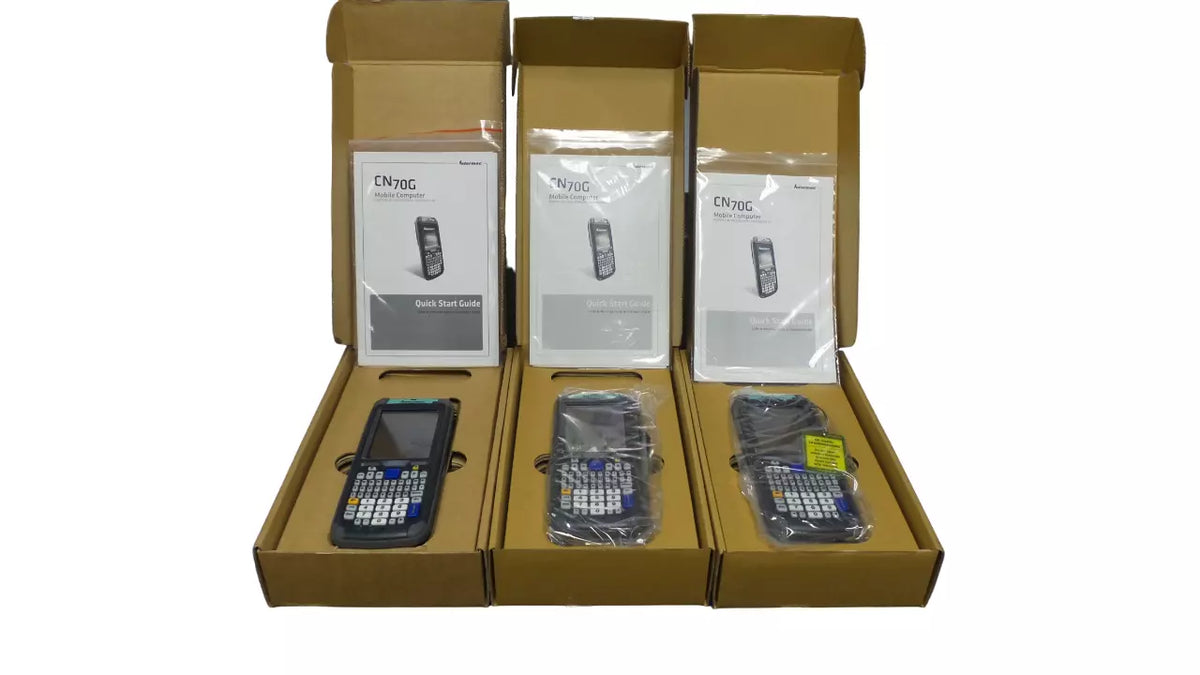 Lot of 3 Intermec CN70e Mobile Barcode Scanner