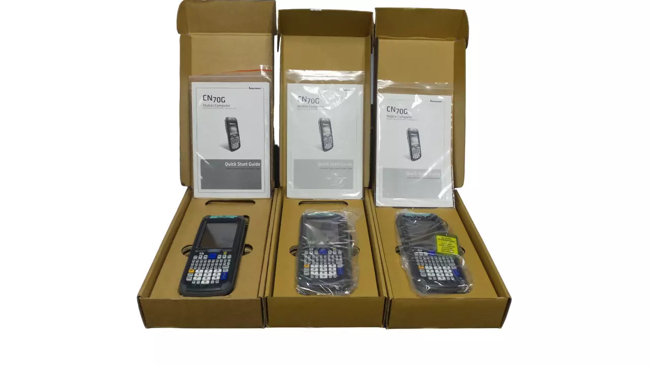 Lot of 3 Intermec CN70e Mobile Barcode Scanner