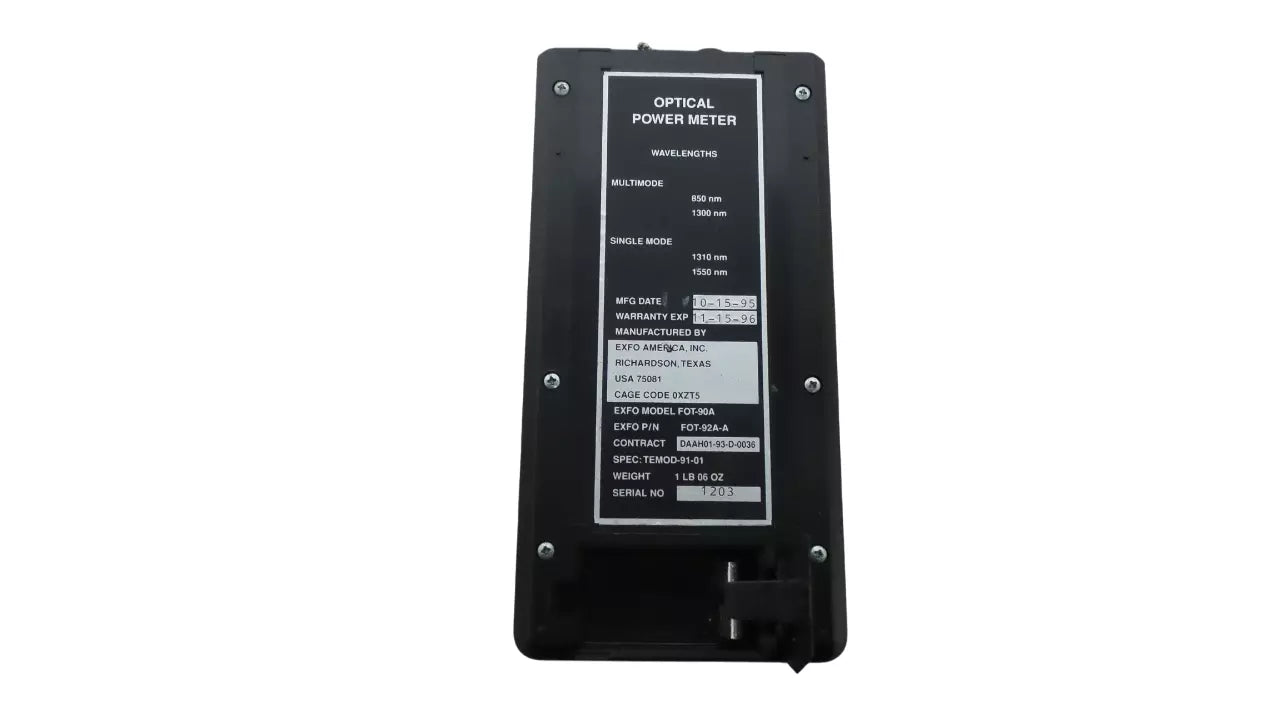 Professional Exfo FOT-90A Fiber Optic Power Meter