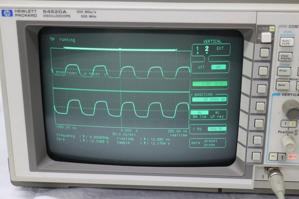 HP 54520A DC-500MHz 2ch Digital Oscilloacope