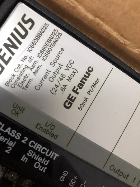 GE IC660BBA025 & IC660EBA025/IC660TBA025: Product Overview