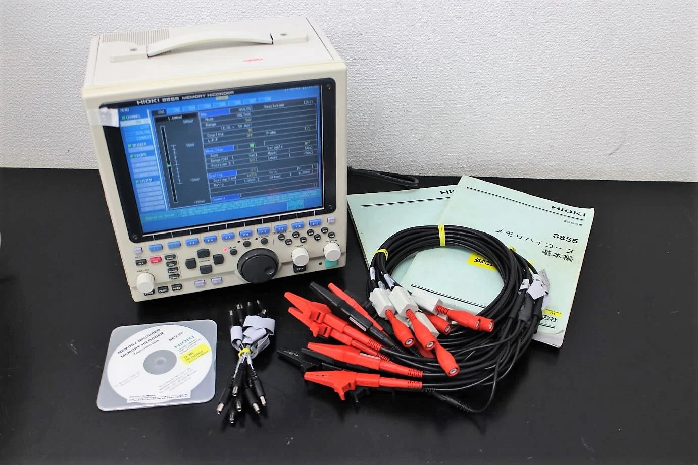 HIOKI 8855 + 8950*8 8ch 512MW 10MHz Memory Hi-Corder