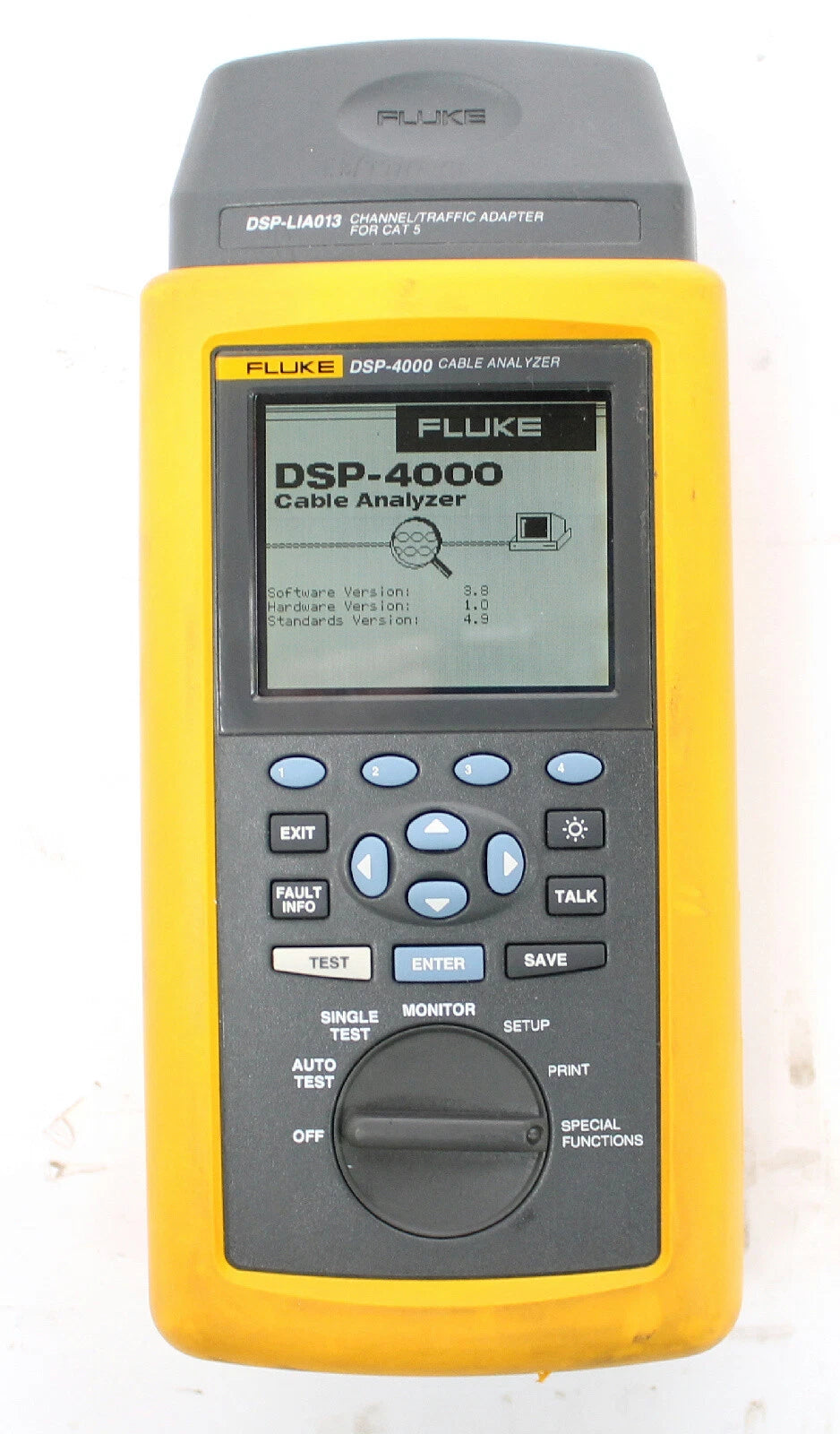 Fluke DSP-4000 Cable Analyzer with DSP-LIA012 Channel Adapter