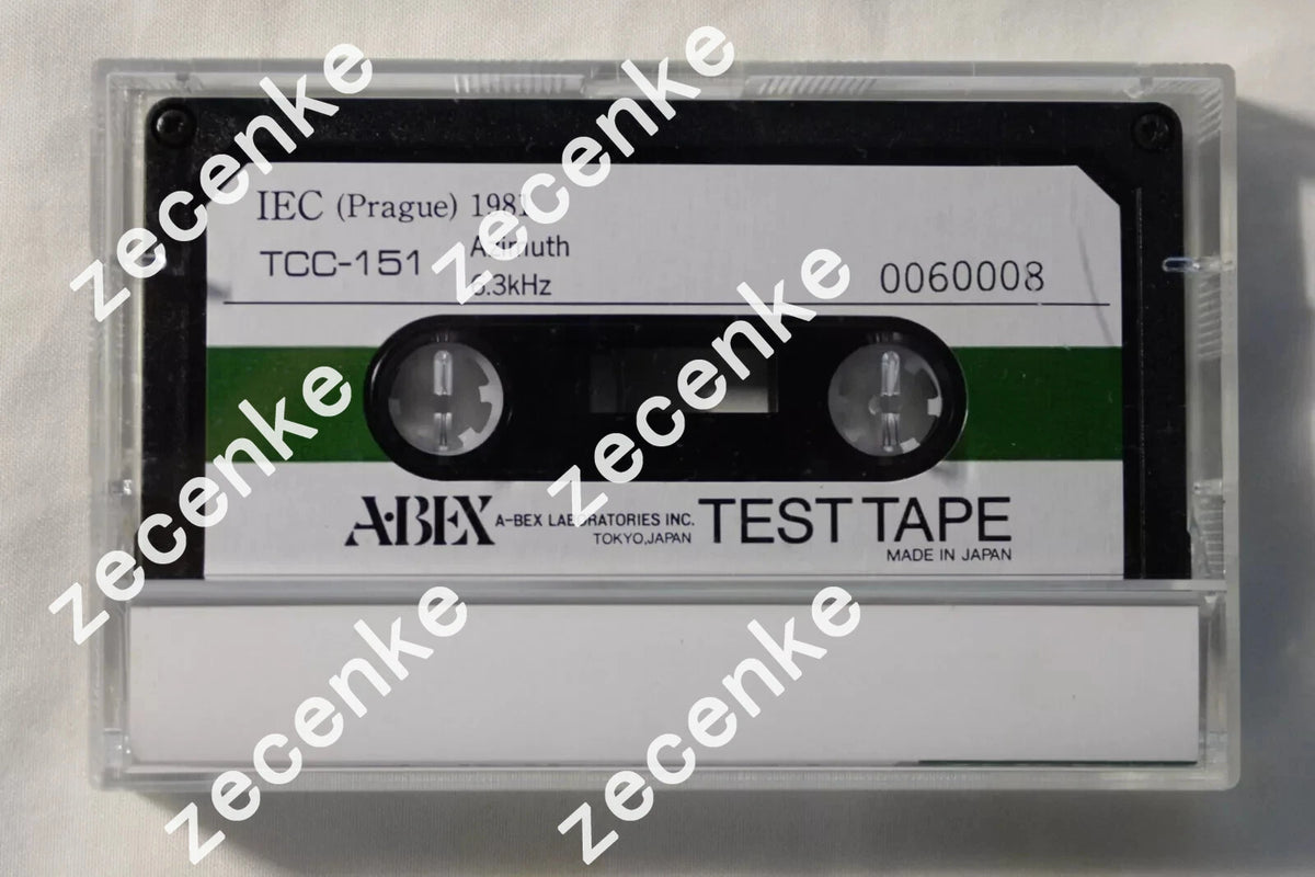 1PC ABEX Azimuth Test Tape TCC-151 6.3kHz New