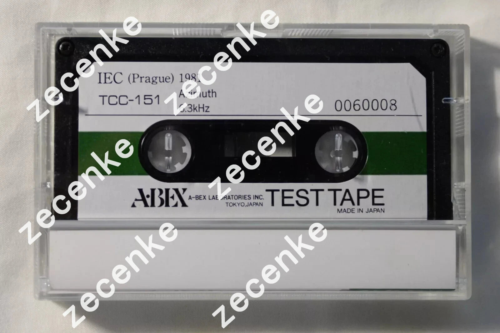 1PC ABEX Azimuth Test Tape TCC-151 6.3kHz New