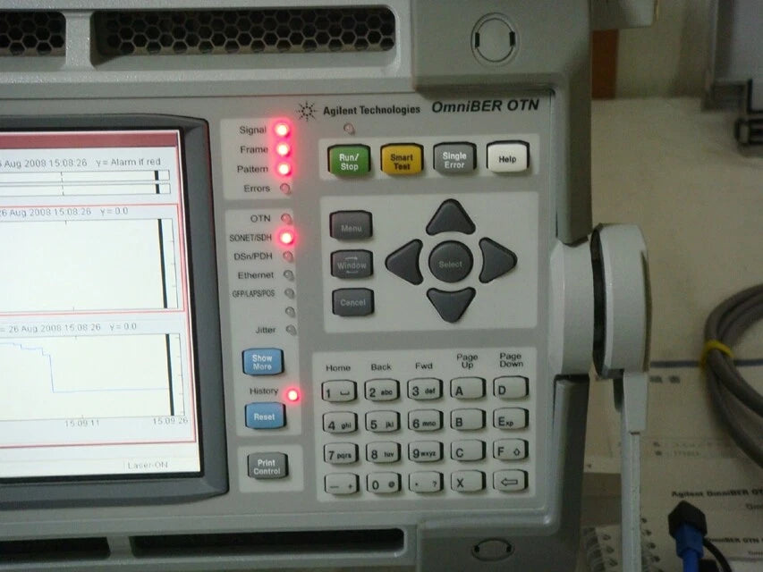 Agilent J7232A 004/106/325/330/610/UK6 OmniBER OTN Communications Analyzer