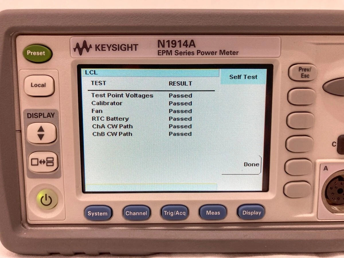 Keysight Agilent N1914A/005/101 EPM Series Dual-Channel Power Meter