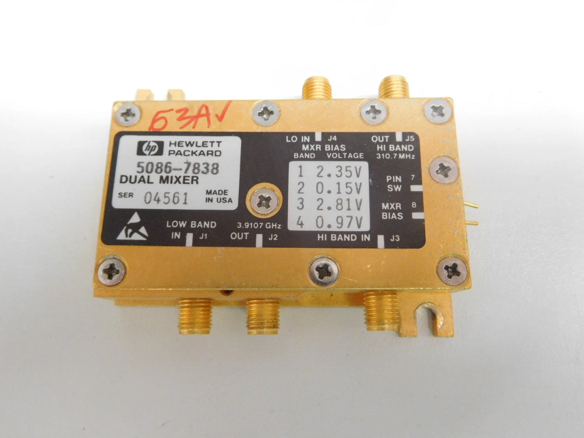 HP AGILENT dual mixer 856x +859x series 8561e 8562a 8563a 8593e 8593a 8596e etcc