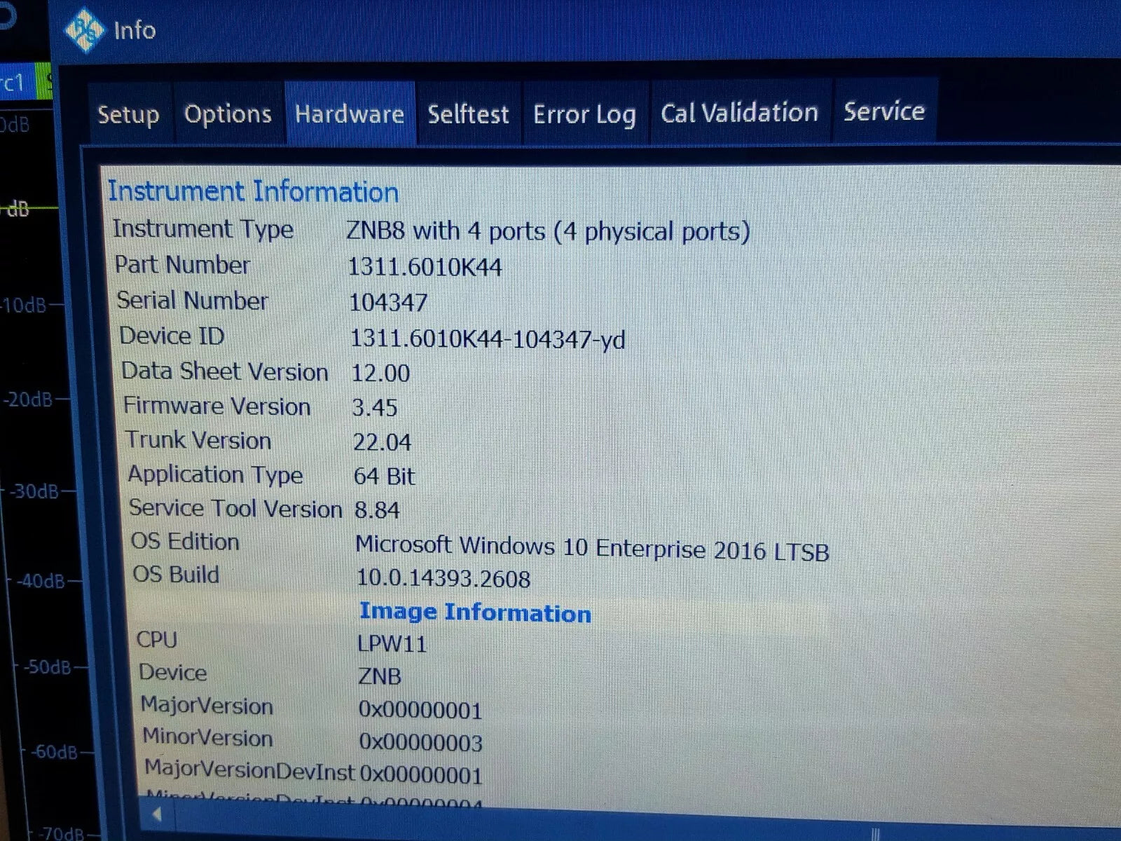 R&S ZNB8 Vector Network Analyzer 9kHz - 8.5GHz Win10 4Port (104347)