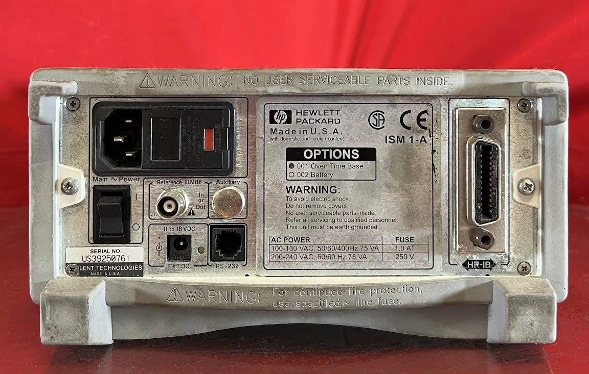 Agilent/Keysight 53150A Opt. 001 Microwave Frequency Counter DC to 20 GHz