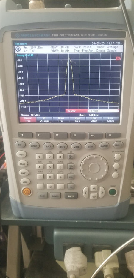 Rohde Schwarz FSH4 Spectrum Analyzer 9kHz-3.6GHz
