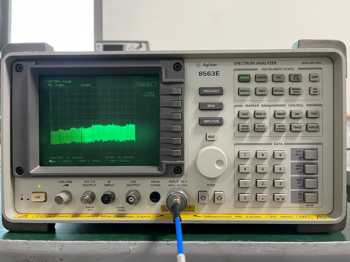 HP Agilent 8563E spectrum analyzer 9KHz to 26.5GHz _11619