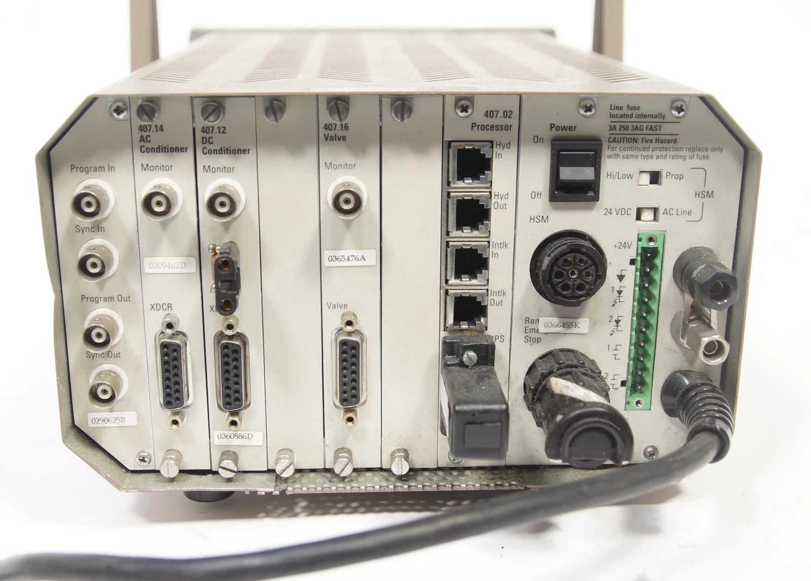 MTS 407 Model Single-Ch. Digital PIDF Servo Hydraulic Channel/Station Controller