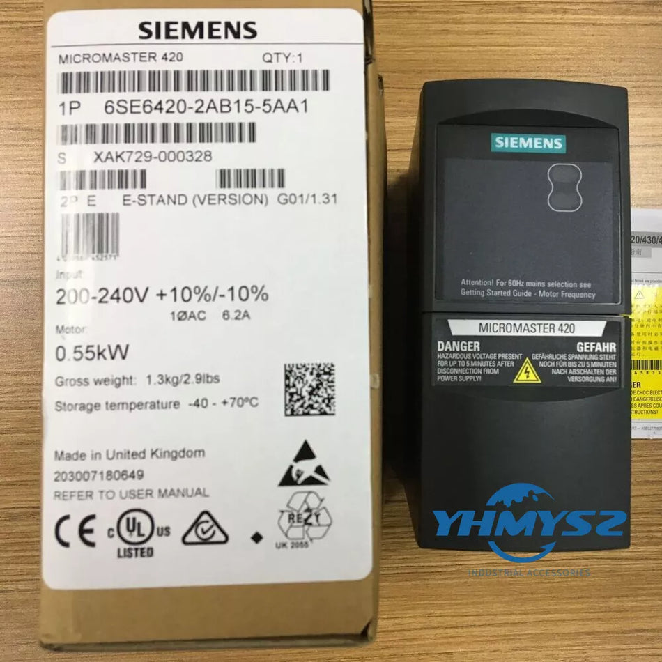 New Siemens 6SE6420-2AB15-5AA1 6SE6 420-2AB15-5AA1 /