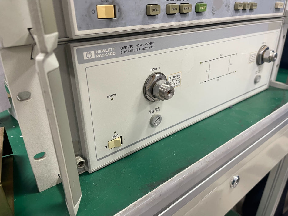 HP Agilent 8517B S-Parameter Test Set for 8510C Network Analyzer _3602A00562 - XG eqpt