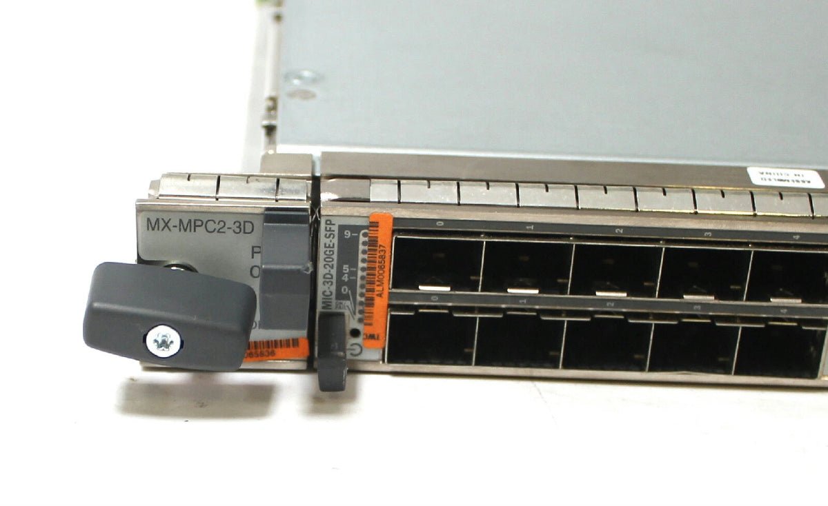 Juniper MX-MPC2-3D MPC with 2x MIC-3D-20GE-SFP Modules for MX240 MX480 MX960