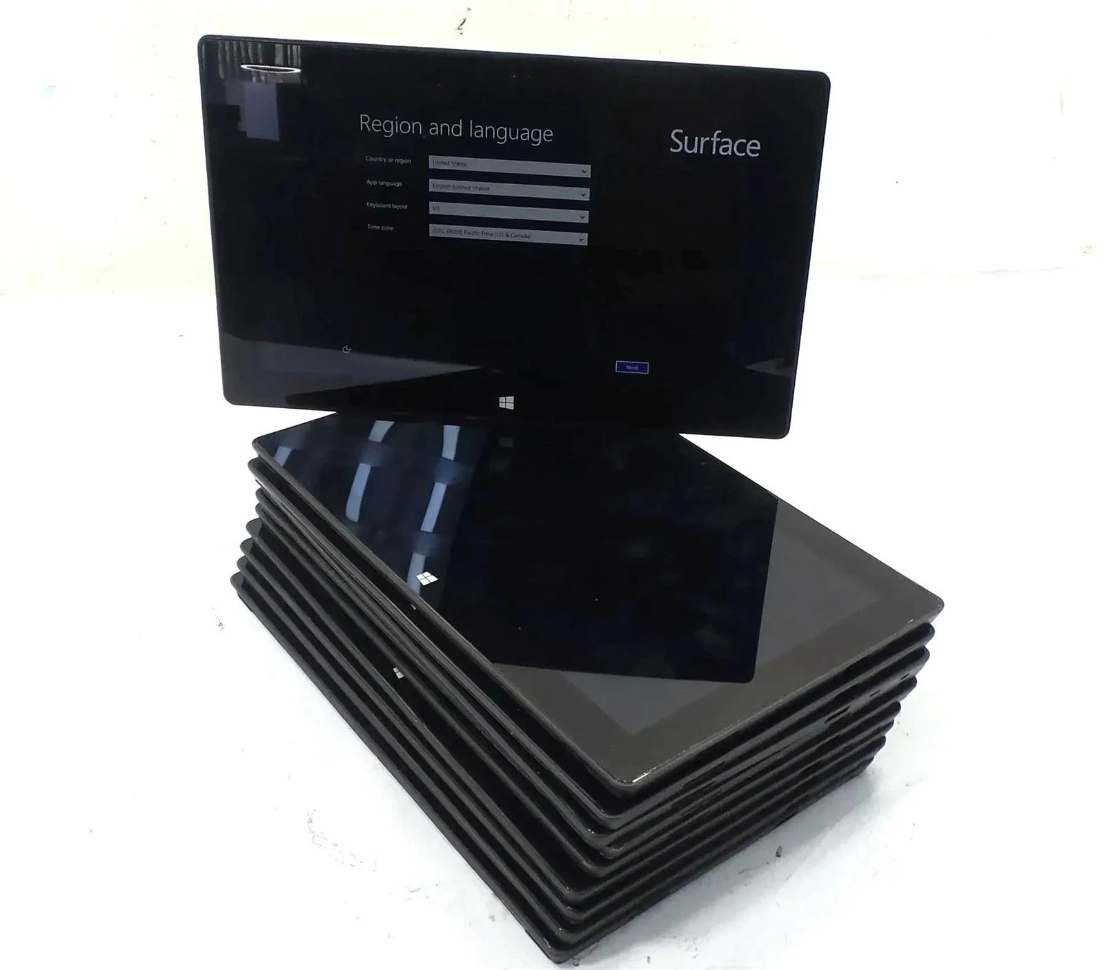 Lot of 10 Microsoft Surface RT 1516 10.6" 32GB 64GB Tablets - No OS