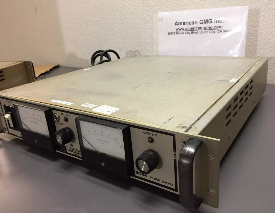 EMI SCR 20-25-0196-OV Variable DC Power Supply