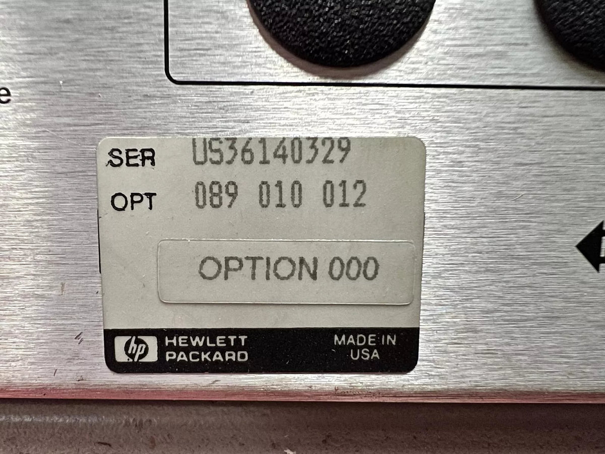 Agilent Keysight 8722D Microwave Network Analyzer 50MHz to 40GHz Opt 012/010/089