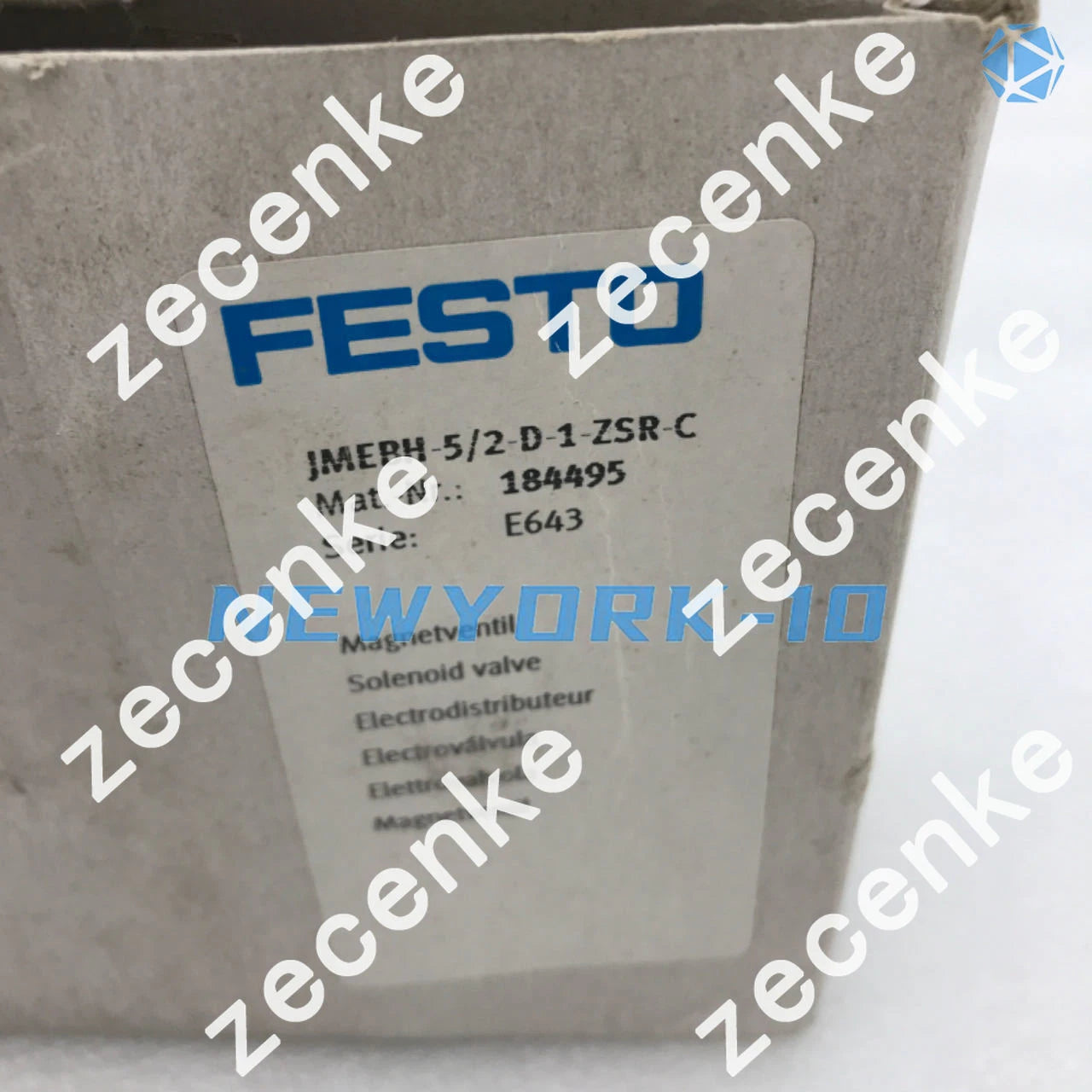 Festo Solenoid Valve JMEBH-5/2-D-1-ZSR-C 184495 - New in Box