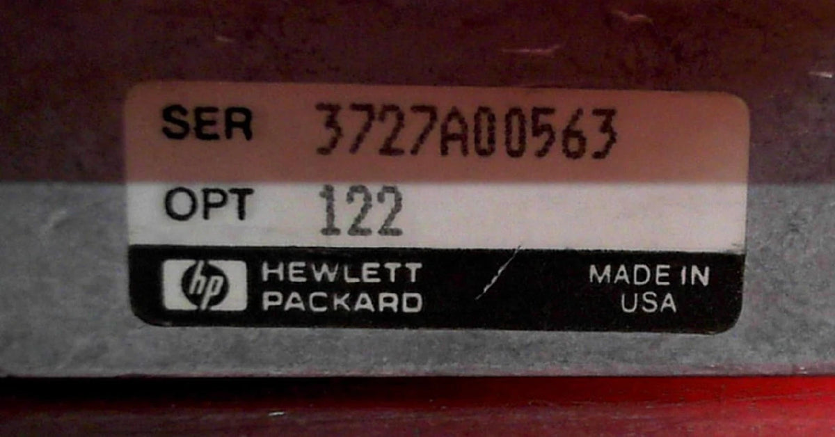 HP/Agilent 70952B 3727A00563 Optical Spectrum Analyzer Module 600 to 1700nm