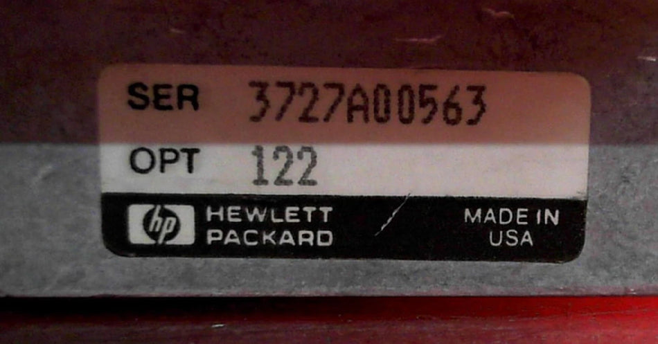 HP/Agilent 70952B 3727A00563 Optical Spectrum Analyzer Module 600 to 1700nm